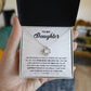 Spend More Time - Gift for Daughter - Love Knot Necklace