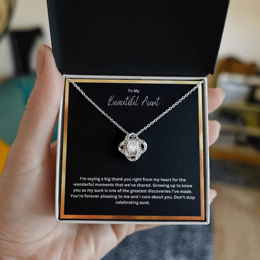 To My Beautiful Aunt | You Are Forever Pleasing To Me | Pendant Necklace