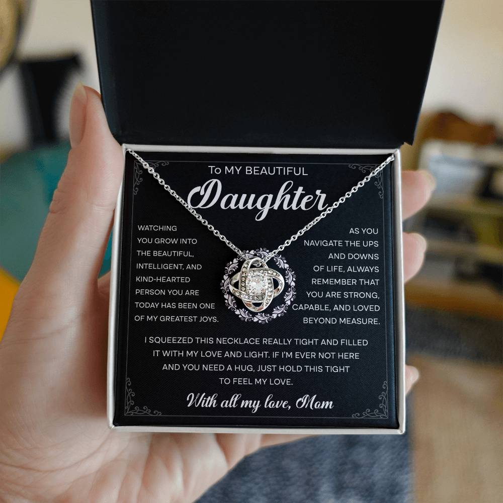 My Greatest Joys - Gift for Daughter - Love Knot Necklace