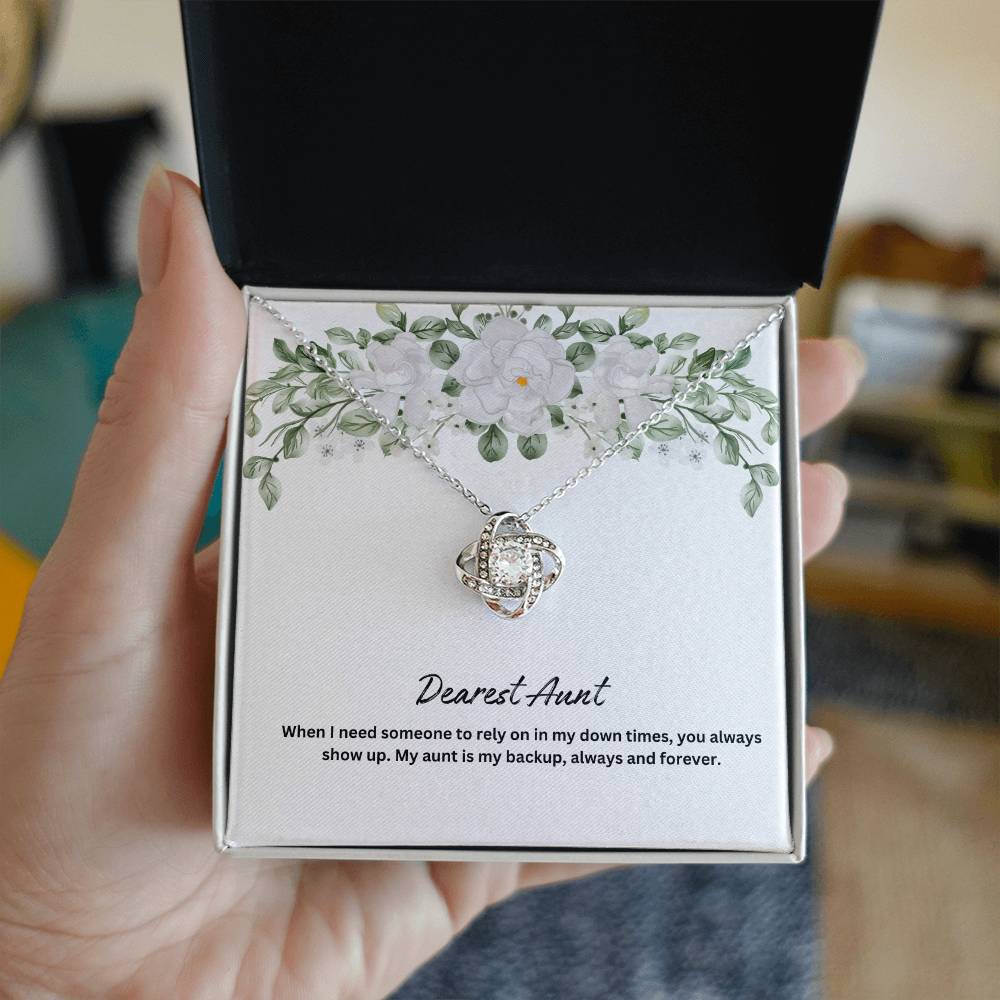 Dearest Aunt | My Aunt Is My Backup | Pendant Necklace