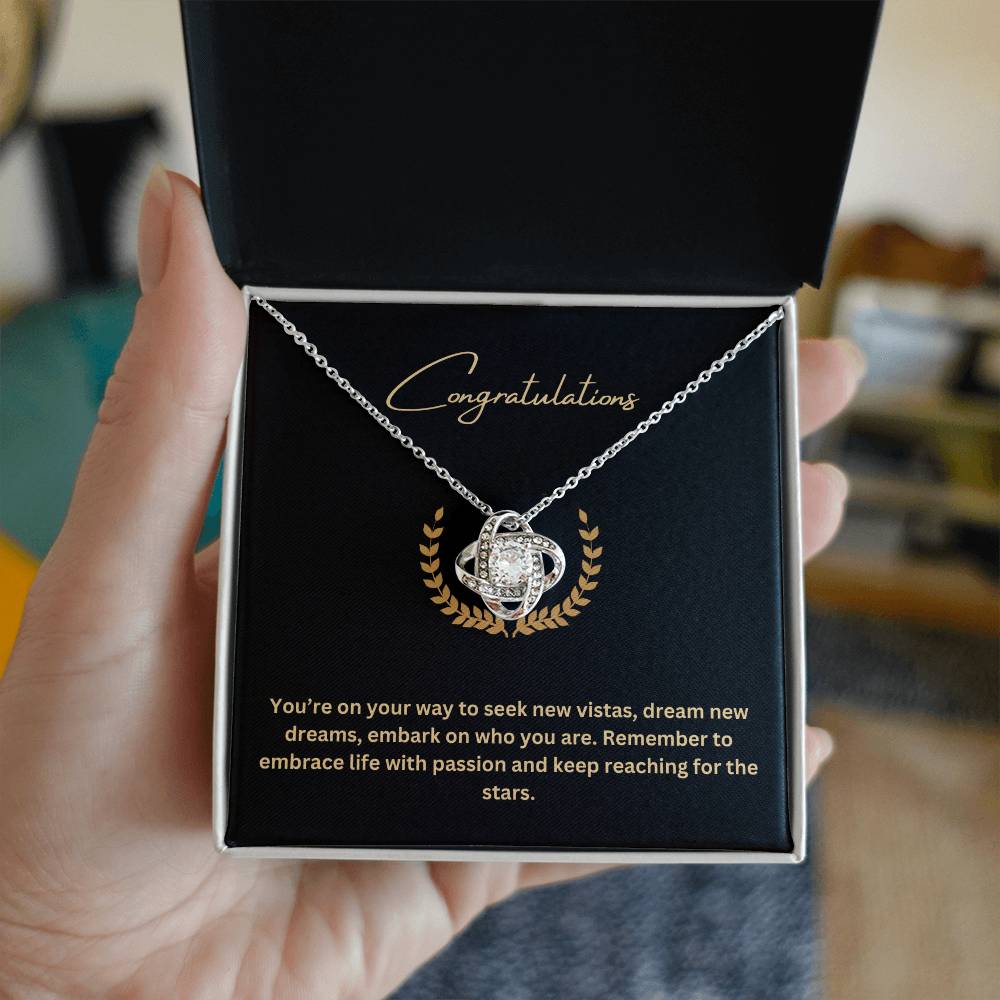 Congratulations | Pendant Necklace Graduation Gift