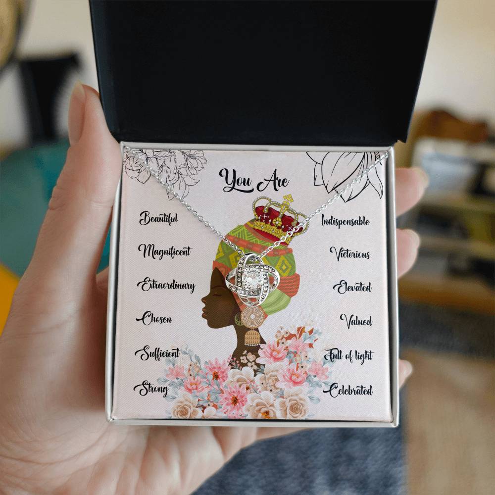 You Are Celebrated | Queen Pendant Necklace
