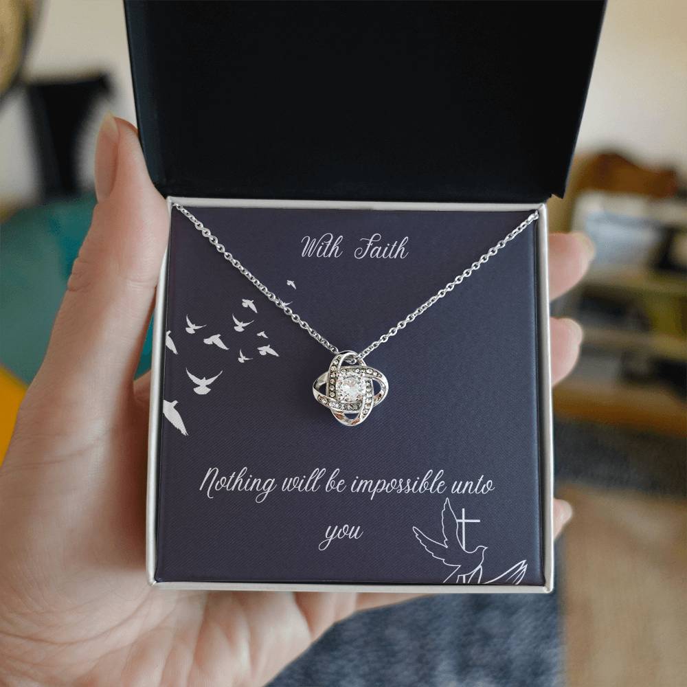 With Faith Jewelry Necklace | Religious Gift