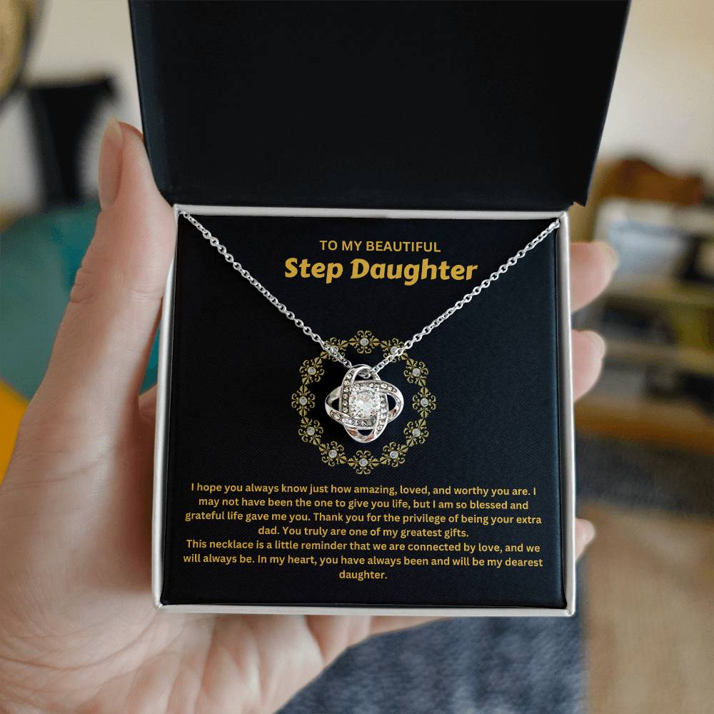 To My Beautiful Step Daughter | You Will Always Be My Daughter | Pendant Necklace