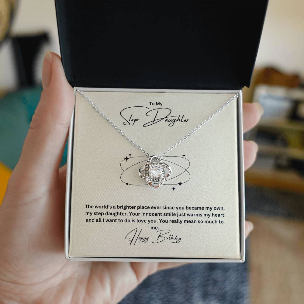 My Stepdaughter | Happy Birthday | Pendant Necklace