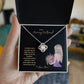 To My Amazing Girlfriend | Your Smile Lights Up My World | Jewelry Necklace