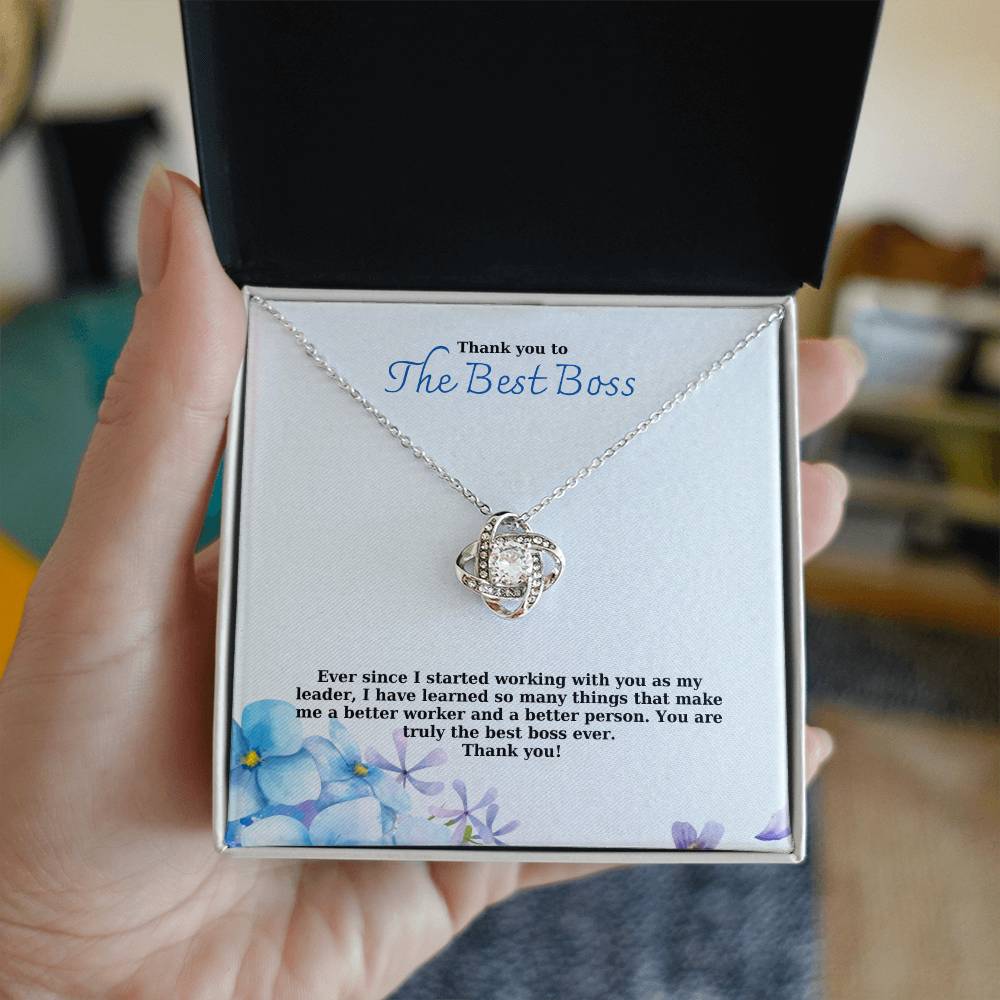Thank You To The Best Boss | You Are Truly The Best Boss Ever | Professional Pendant Necklace