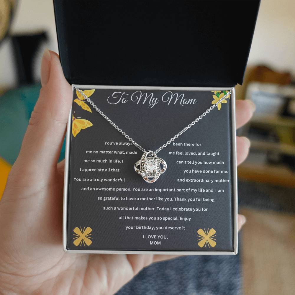 To My Mom | Happy Birthday | Jewelry Necklace
