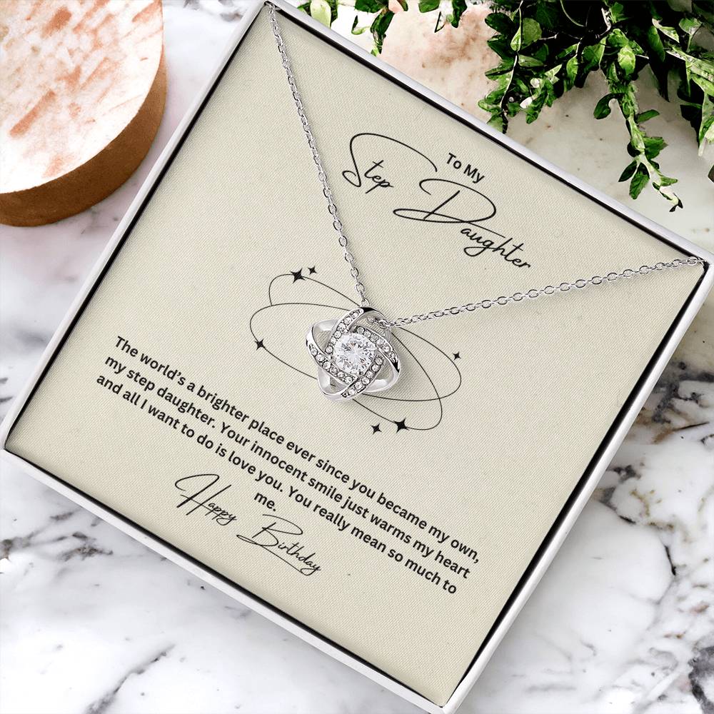 My Stepdaughter | Happy Birthday | Pendant Necklace