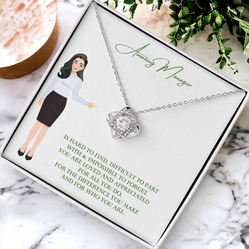Amazing Manager Is Hard To Find | Professional Pendant Necklace Gift