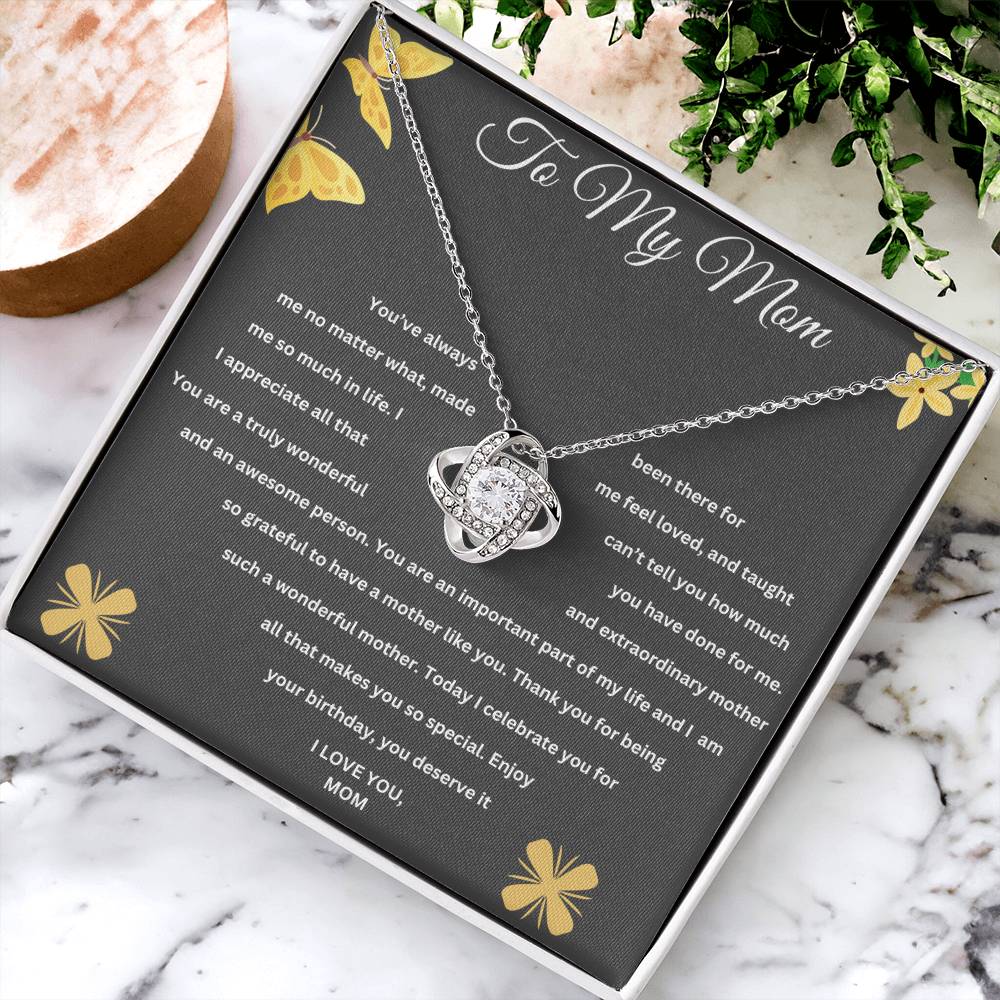 To My Mom | Happy Birthday | Jewelry Necklace
