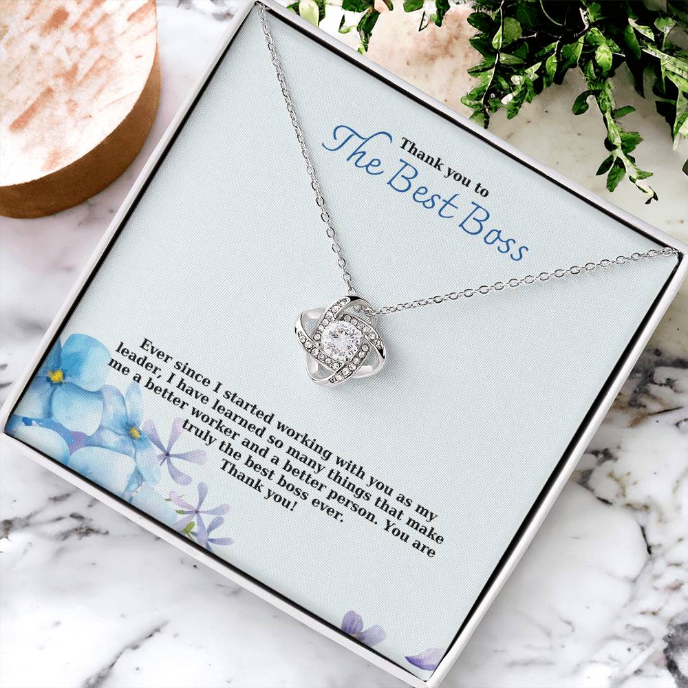 Thank You To The Best Boss | You Are Truly The Best Boss Ever | Professional Pendant Necklace