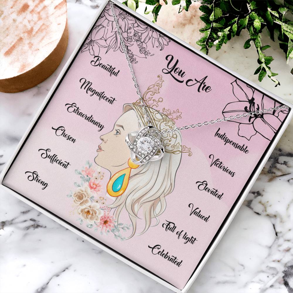 You Are Magnificent | Queen Pendant Necklace
