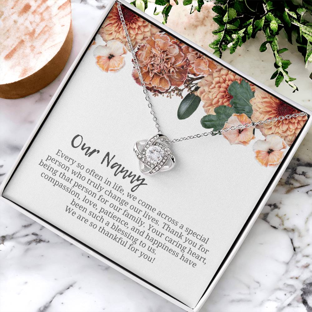 Our Nanny | We Are Thankful For You | Professional Necklace Gift