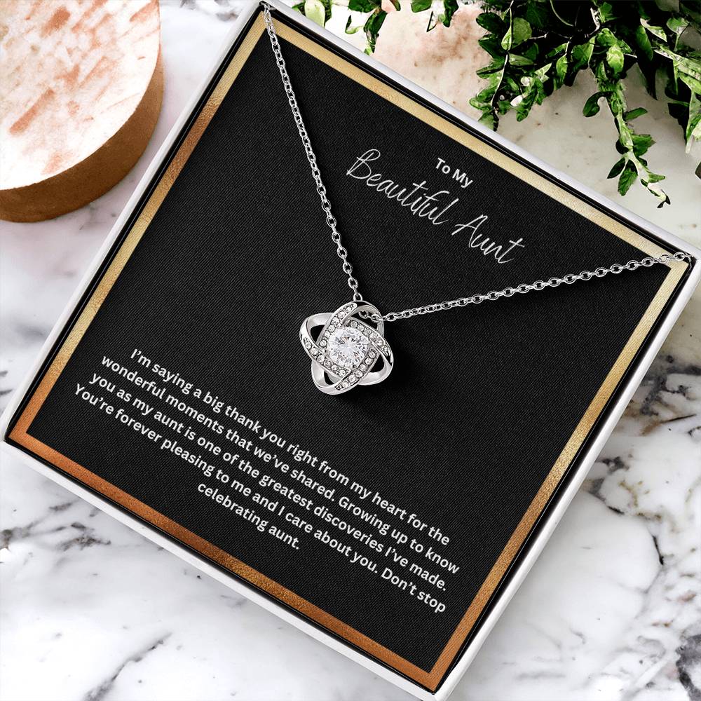 To My Beautiful Aunt | You Are Forever Pleasing To Me | Pendant Necklace