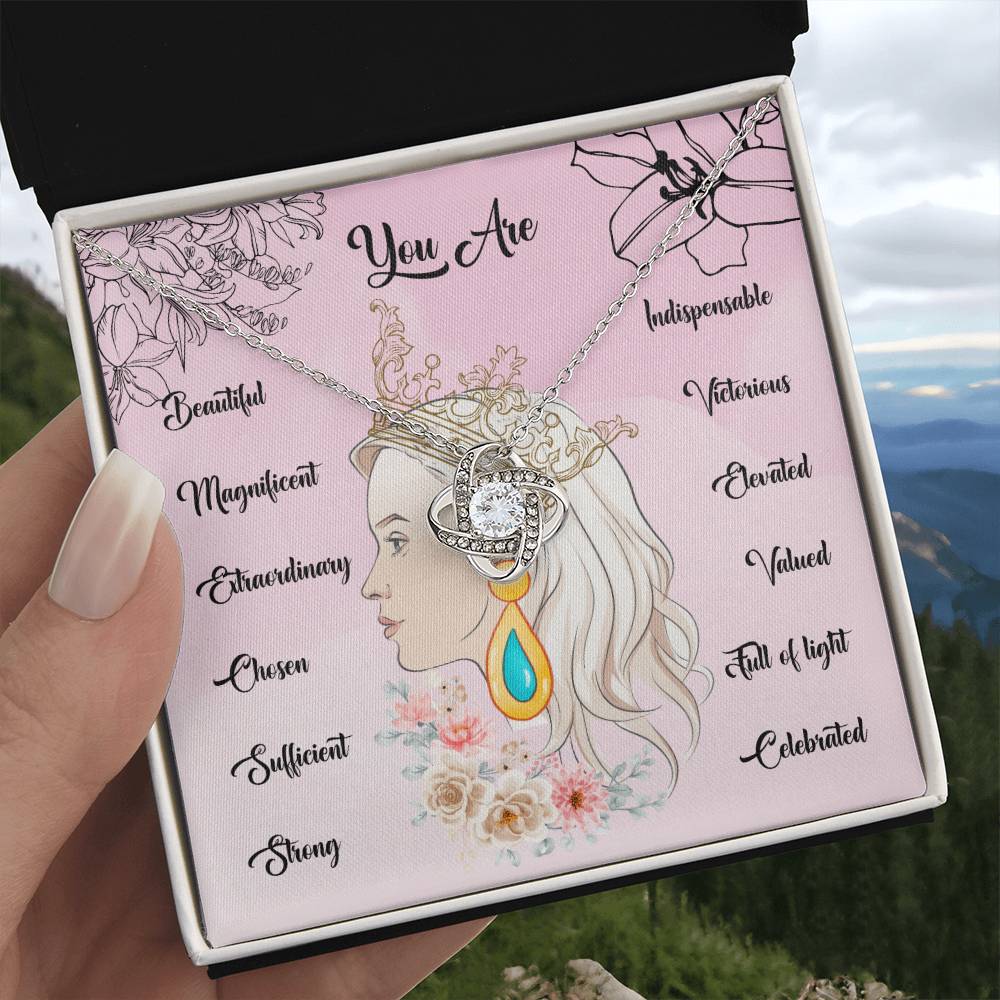 You Are Magnificent | Queen Pendant Necklace