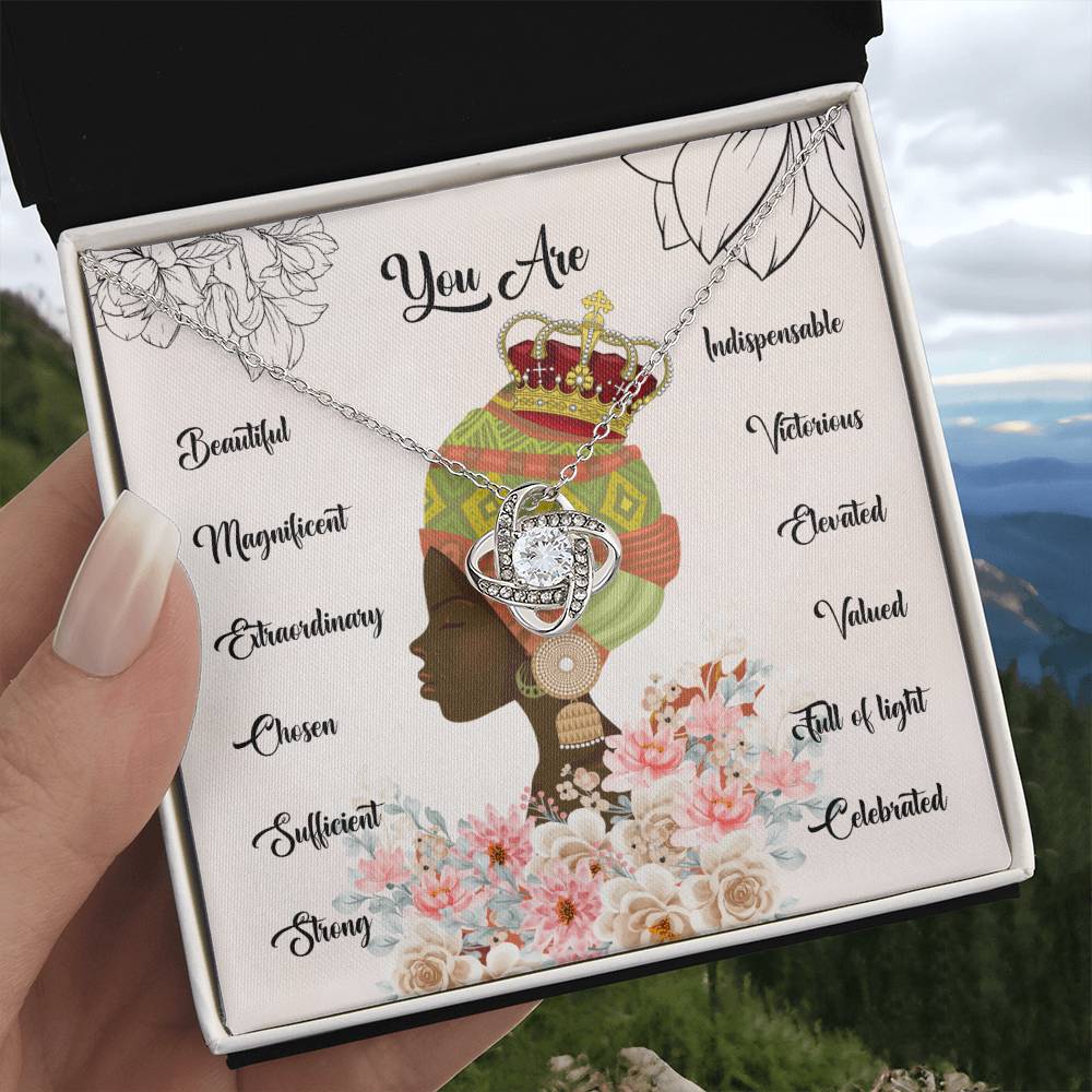You Are Celebrated | Queen Pendant Necklace