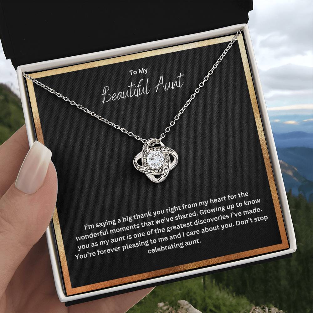 To My Beautiful Aunt | You Are Forever Pleasing To Me | Pendant Necklace