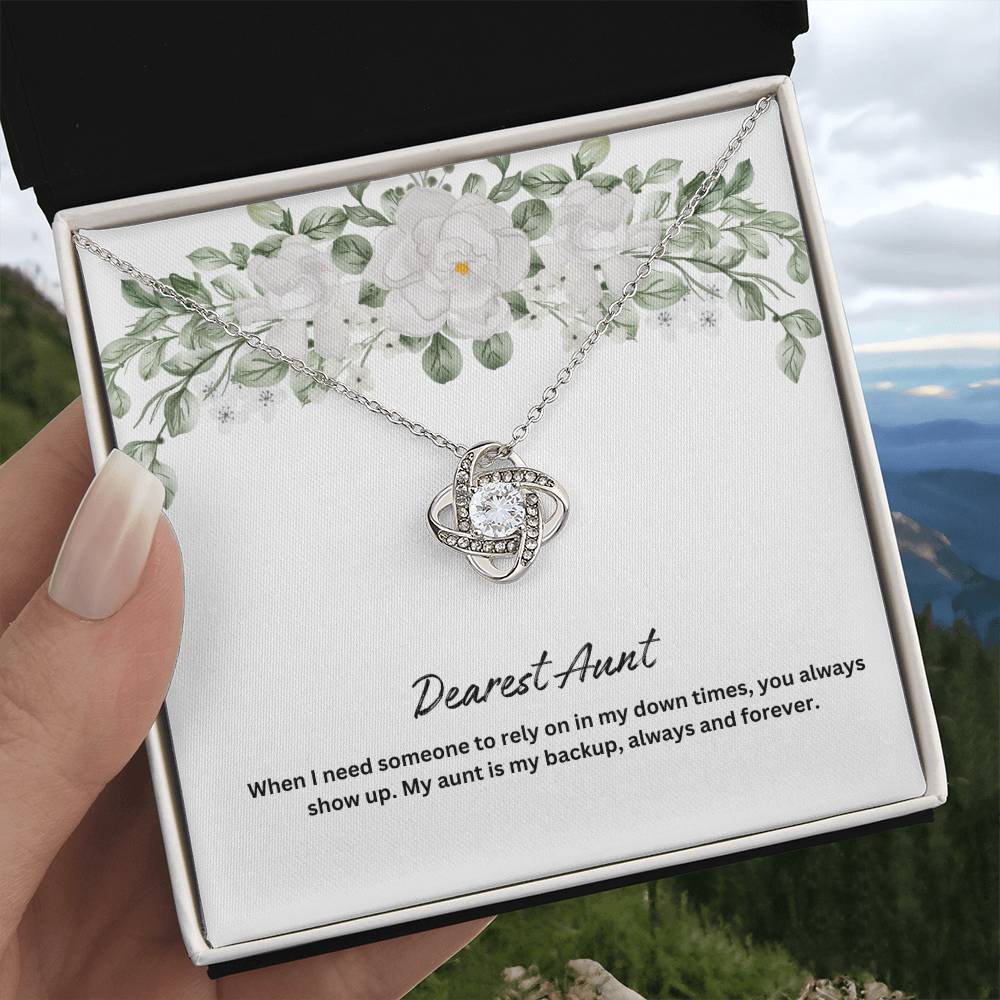 Dearest Aunt | My Aunt Is My Backup | Pendant Necklace