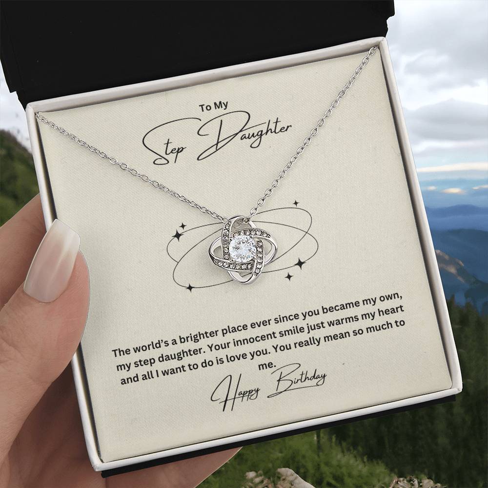 My Stepdaughter | Happy Birthday | Pendant Necklace
