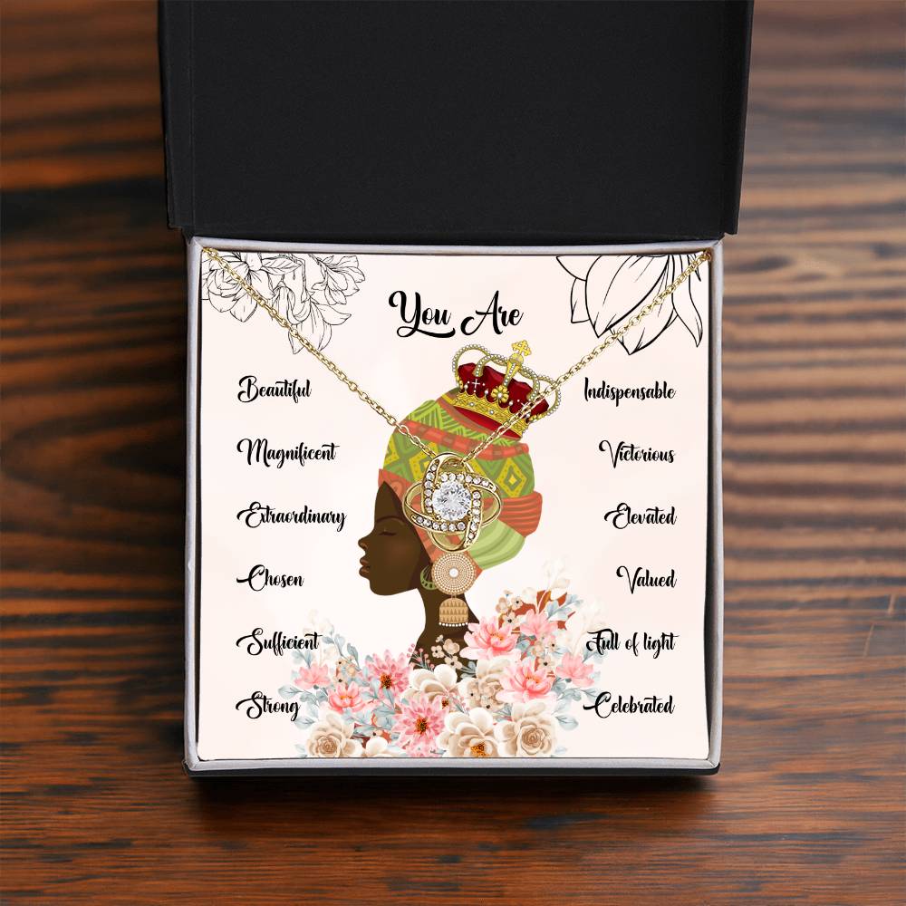 You Are Celebrated | Queen Pendant Necklace