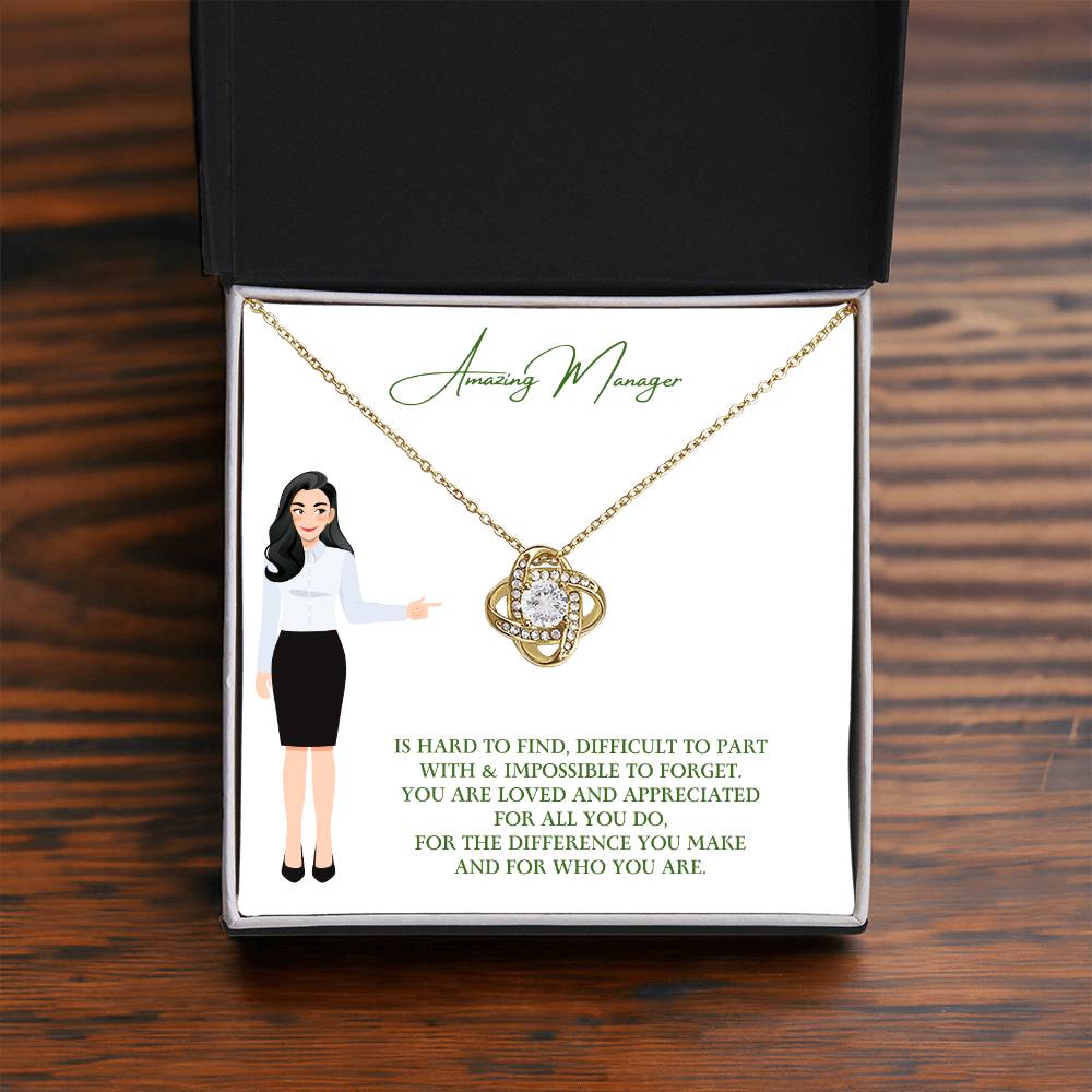 Amazing Manager Is Hard To Find | Professional Pendant Necklace Gift