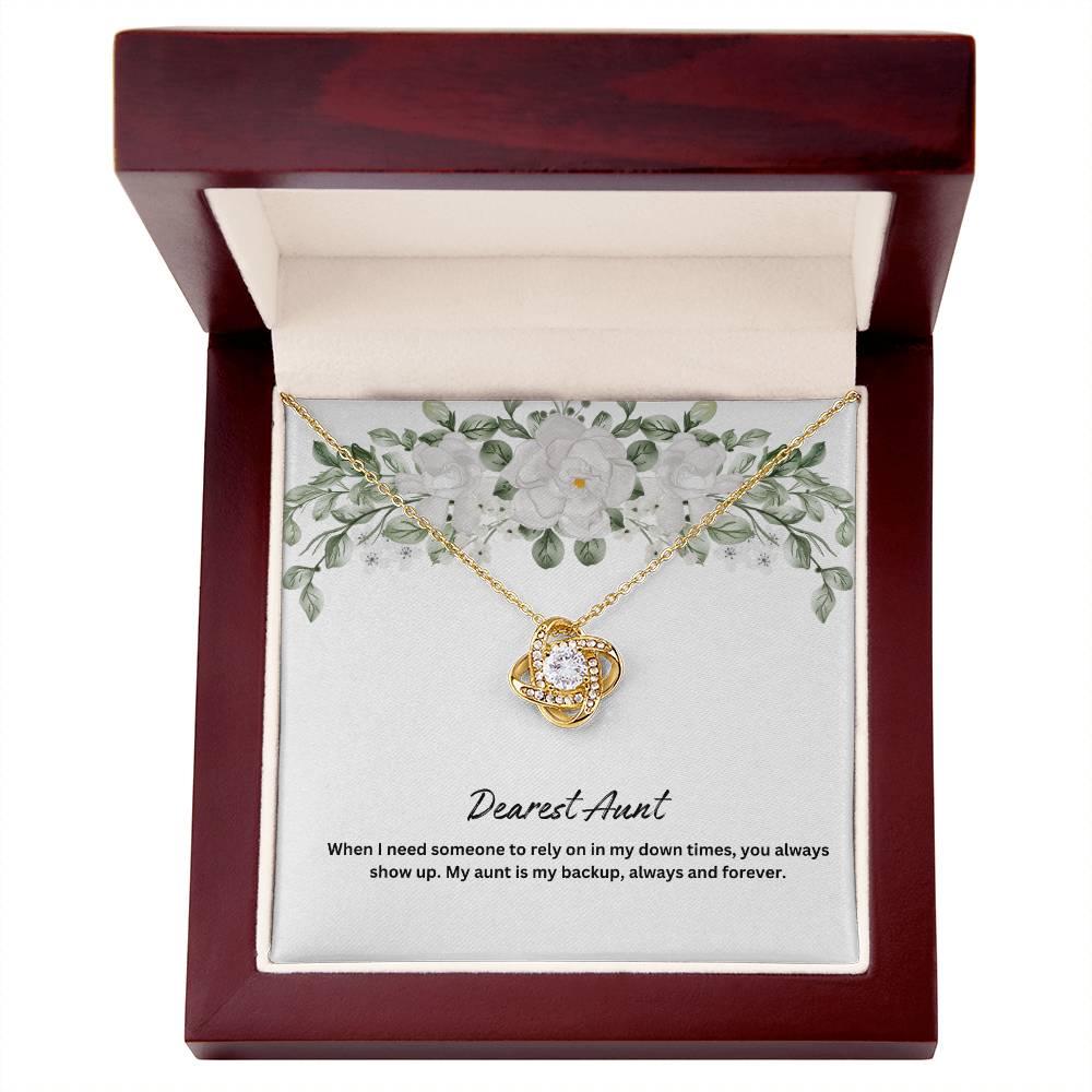 Dearest Aunt | My Aunt Is My Backup | Pendant Necklace