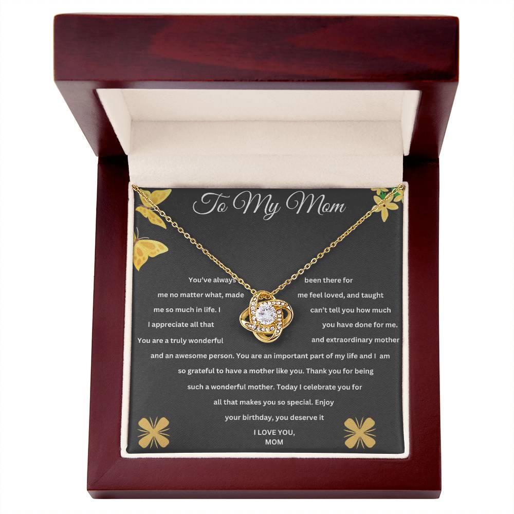 To My Mom | Happy Birthday | Jewelry Necklace