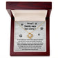 He's Sorry - To my Wife - Love Knot Necklace