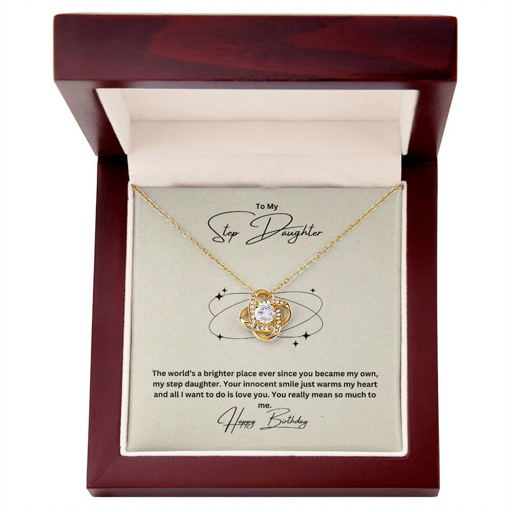 My Stepdaughter | Happy Birthday | Pendant Necklace