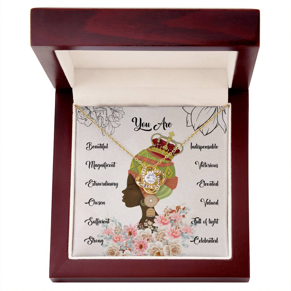 You Are Celebrated | Queen Pendant Necklace