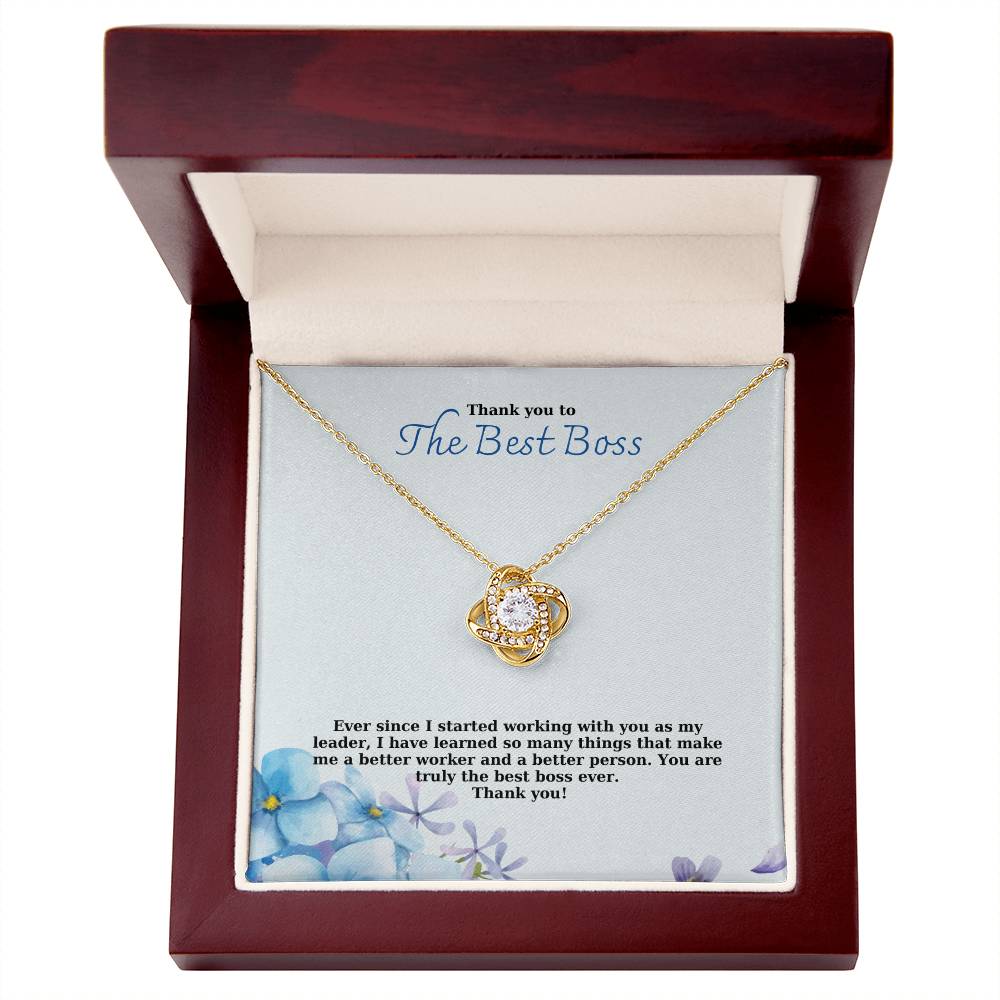 Thank You To The Best Boss | You Are Truly The Best Boss Ever | Professional Pendant Necklace
