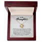 Spend More Time - Gift for Daughter - Love Knot Necklace