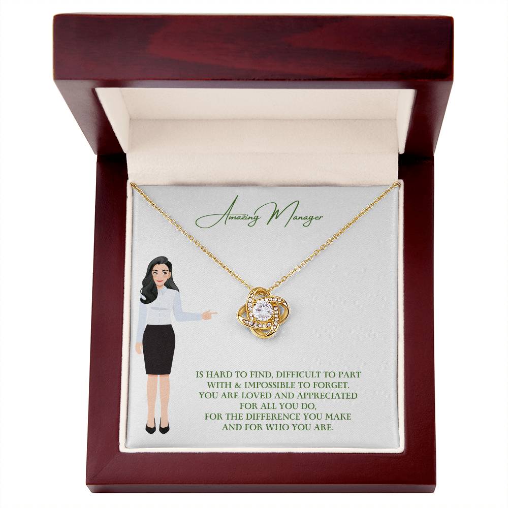 Amazing Manager Is Hard To Find | Professional Pendant Necklace Gift