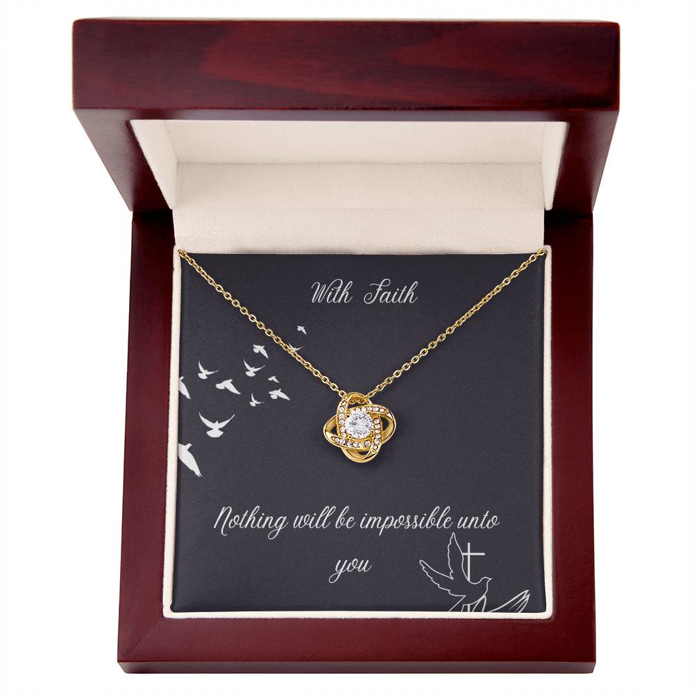 With Faith Jewelry Necklace | Religious Gift