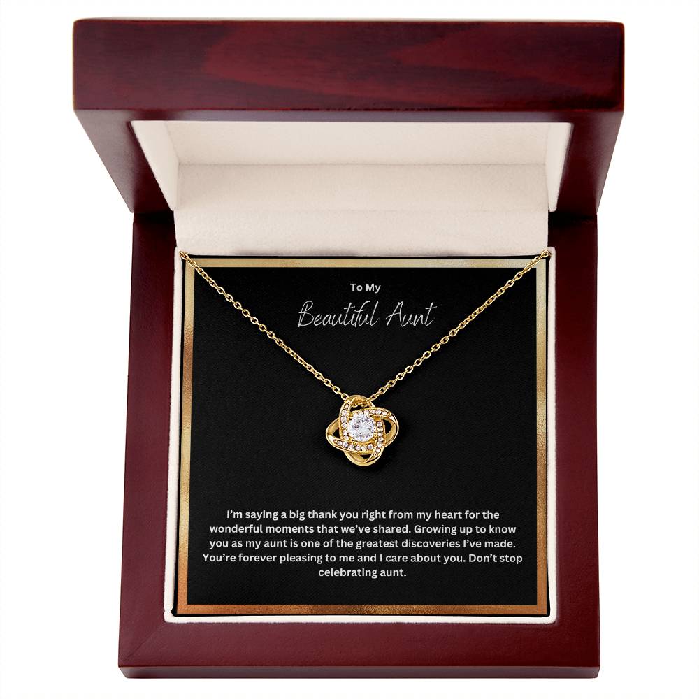 To My Beautiful Aunt | You Are Forever Pleasing To Me | Pendant Necklace