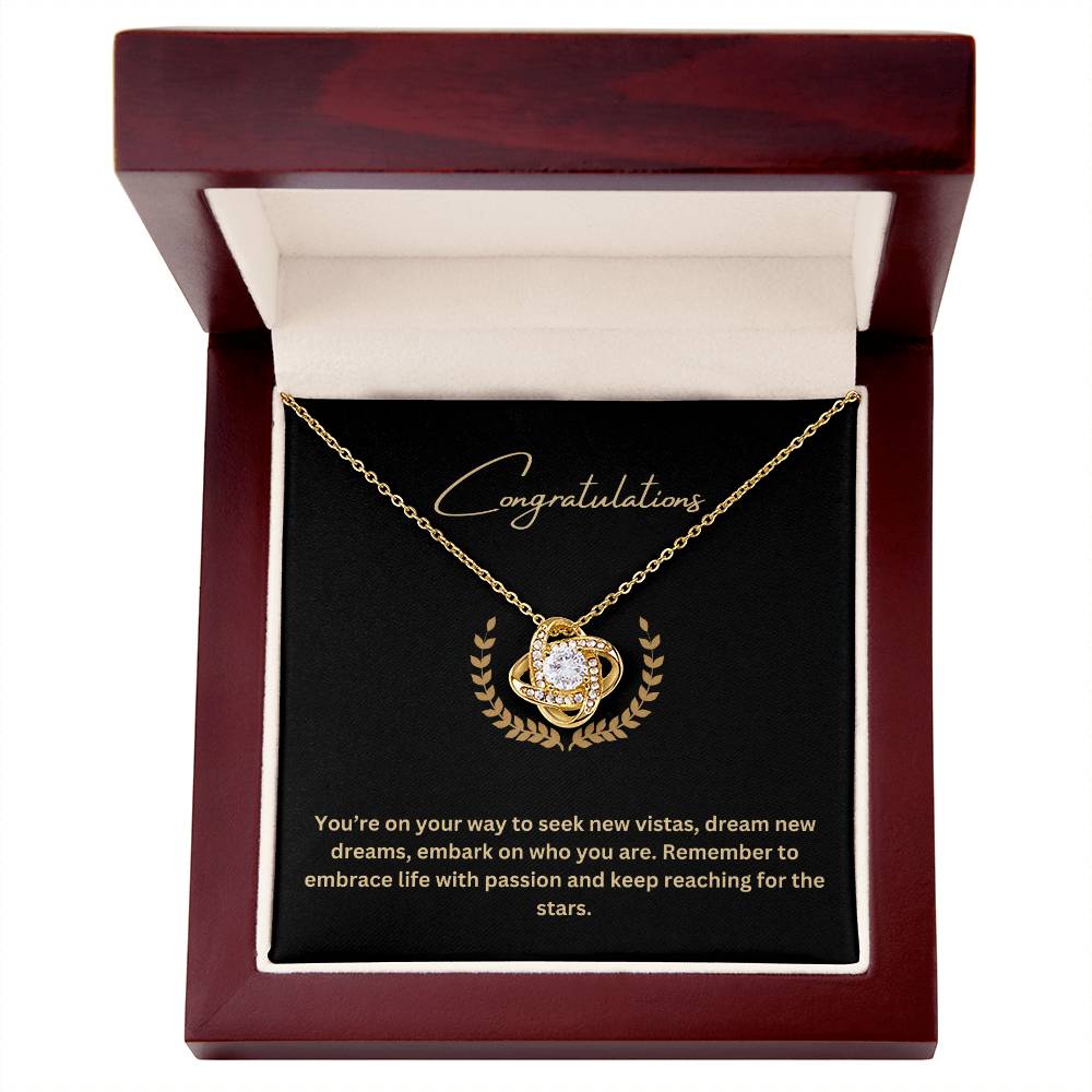 Congratulations | Pendant Necklace Graduation Gift