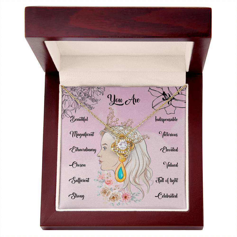 You Are Magnificent | Queen Pendant Necklace