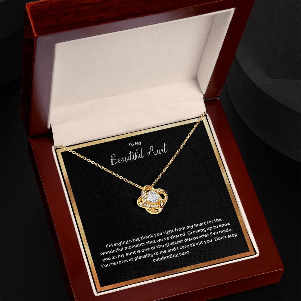 To My Beautiful Aunt | You Are Forever Pleasing To Me | Pendant Necklace