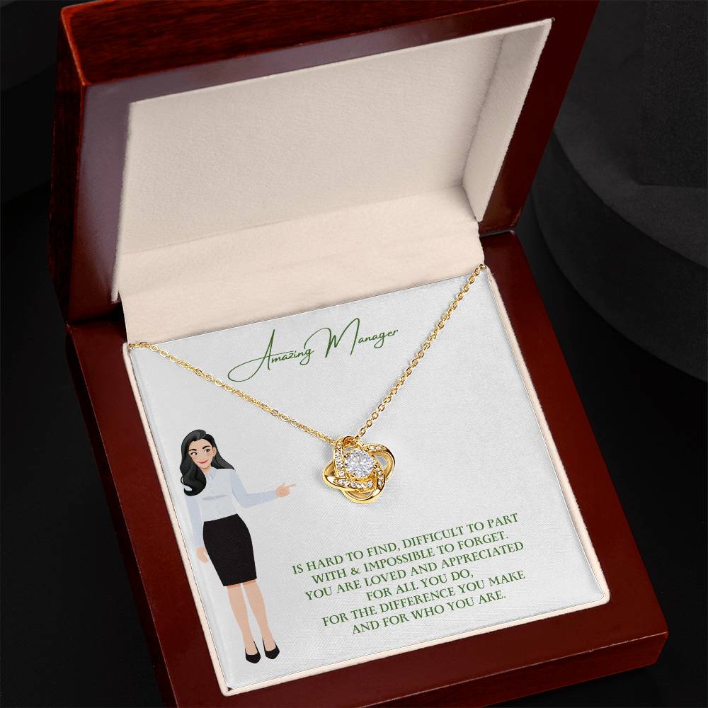 Amazing Manager Is Hard To Find | Professional Pendant Necklace Gift