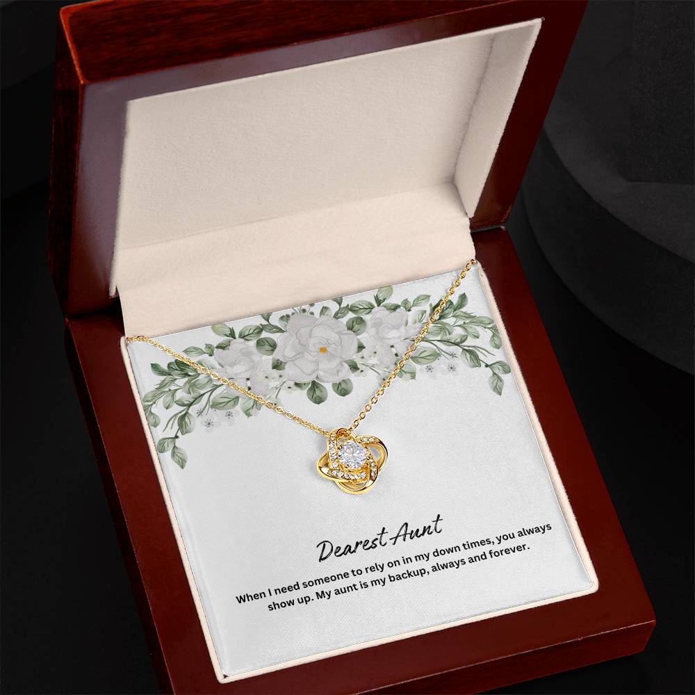 Dearest Aunt | My Aunt Is My Backup | Pendant Necklace
