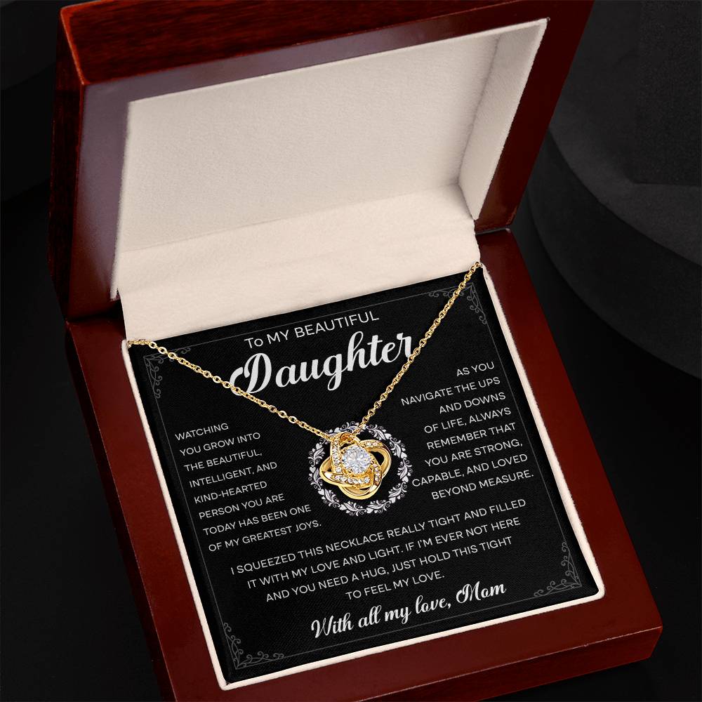My Greatest Joys - Gift for Daughter - Love Knot Necklace