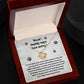 He's Sorry - To my Wife - Love Knot Necklace