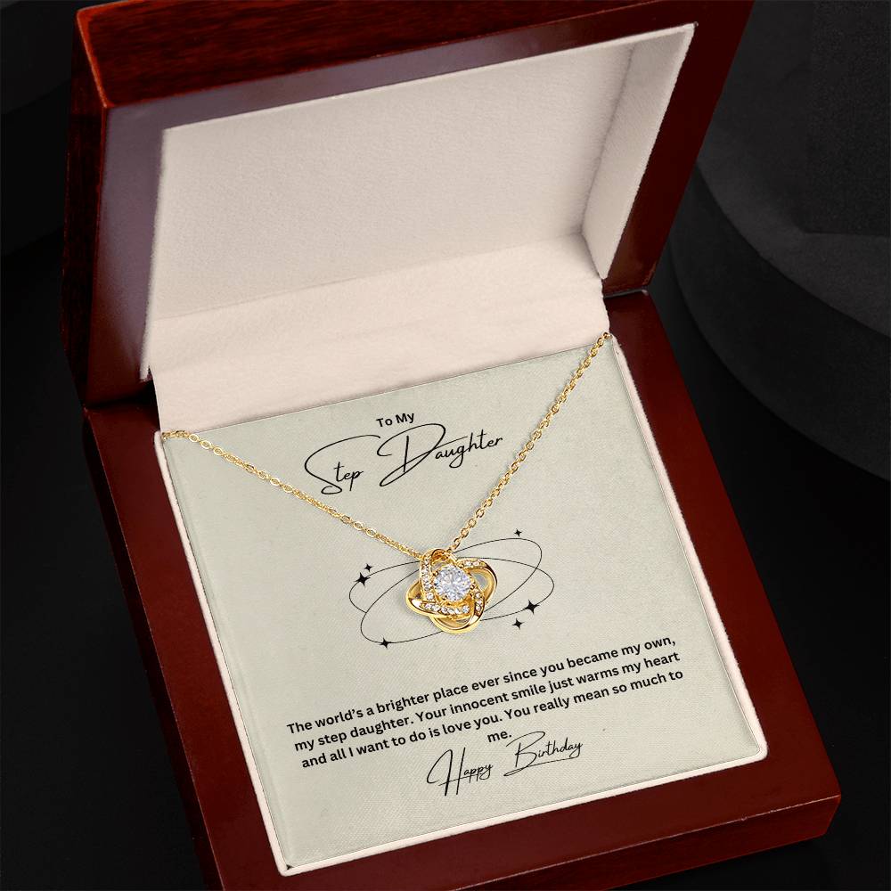 My Stepdaughter | Happy Birthday | Pendant Necklace