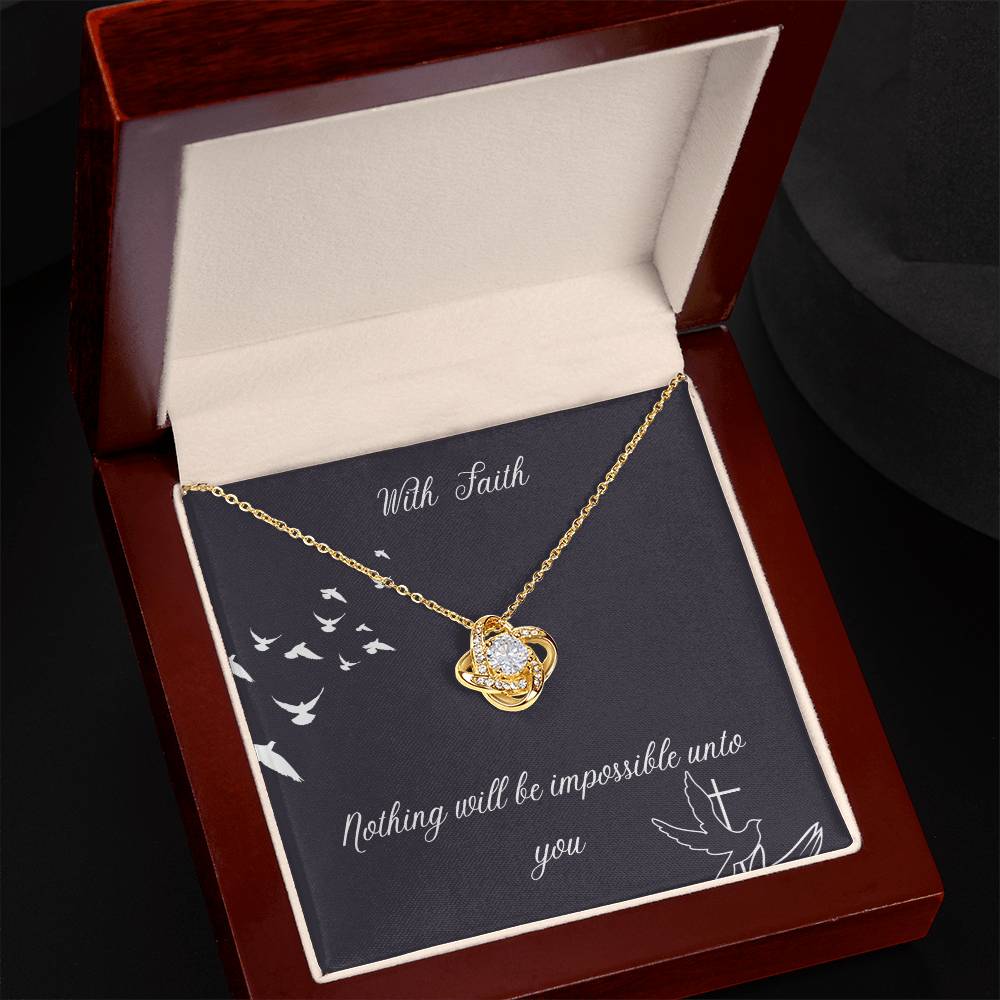 With Faith Jewelry Necklace | Religious Gift