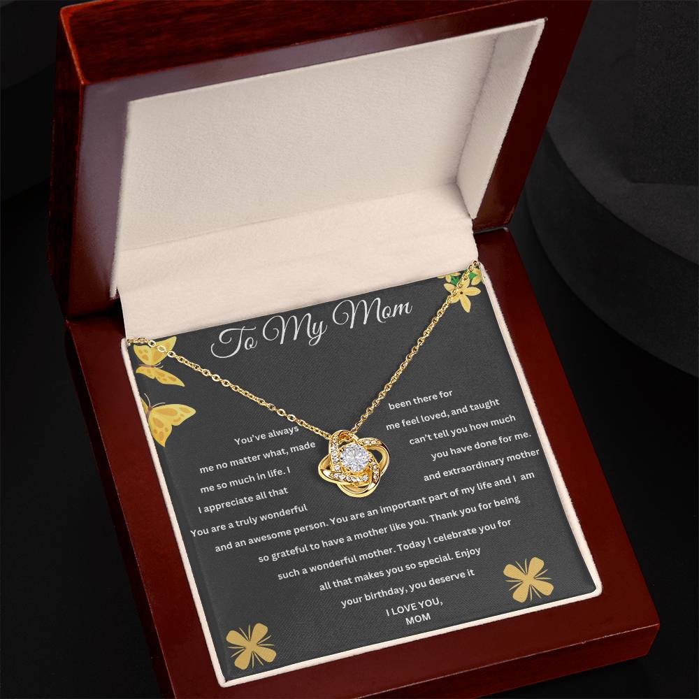 To My Mom | Happy Birthday | Jewelry Necklace