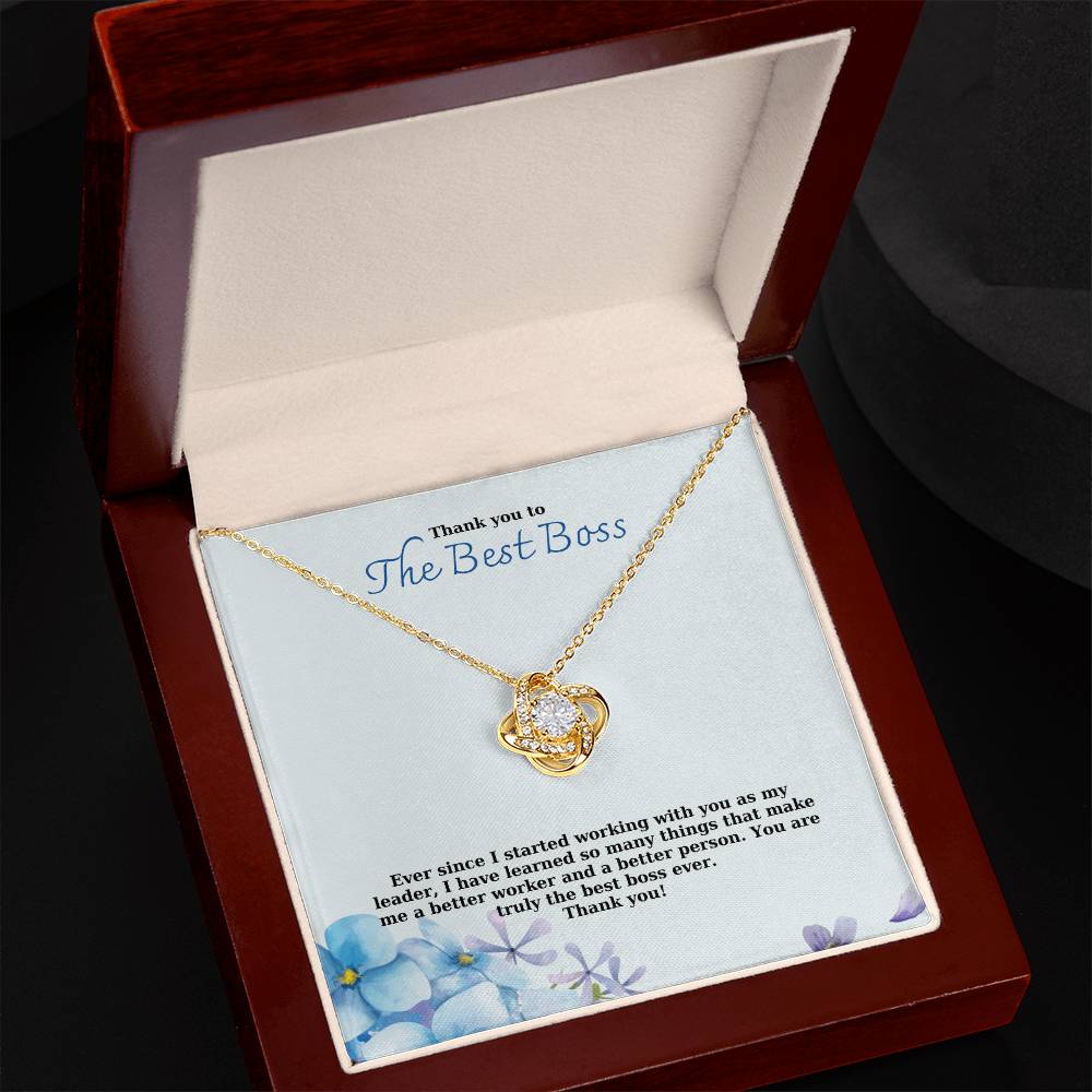 Thank You To The Best Boss | You Are Truly The Best Boss Ever | Professional Pendant Necklace