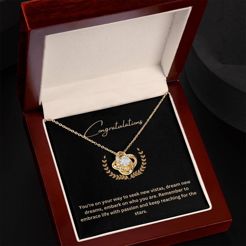 Congratulations | Pendant Necklace Graduation Gift