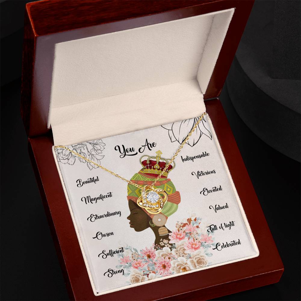 You Are Celebrated | Queen Pendant Necklace