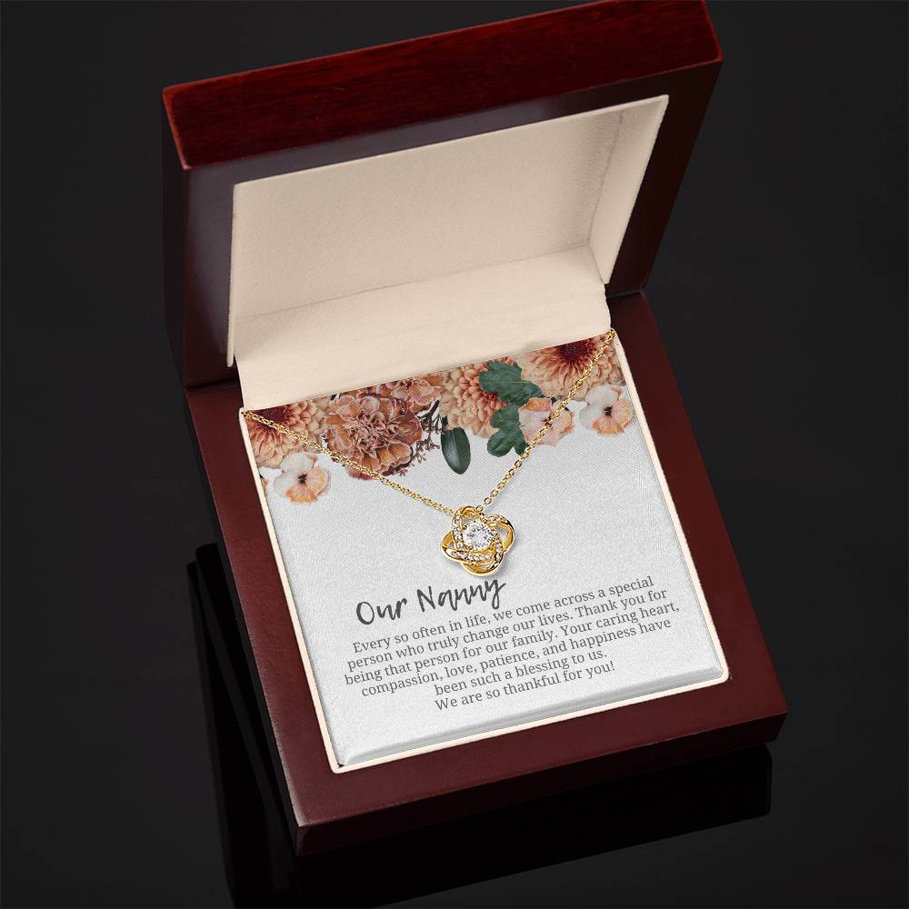 Our Nanny | We Are Thankful For You | Professional Necklace Gift